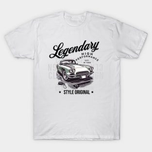 Print Design Classic car, automobile original style retro, vintage T-Shirt